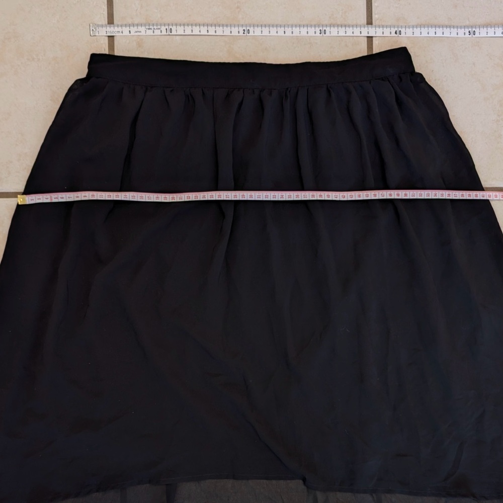 Ricki’s Y2K Vintage High Low Black Mullet Skirt Size Large - Picture 6 of 10